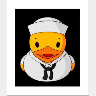 Navy Sailor Rubber Duck Posters and Art